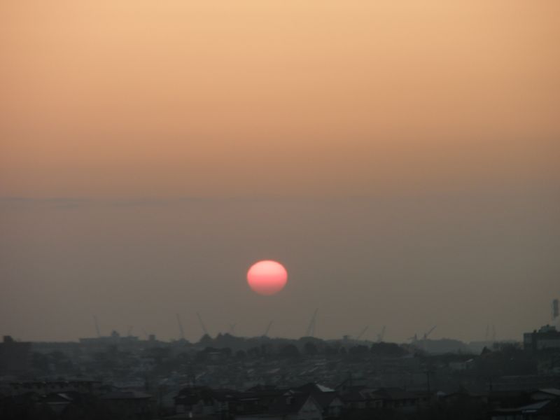 20100312日の出